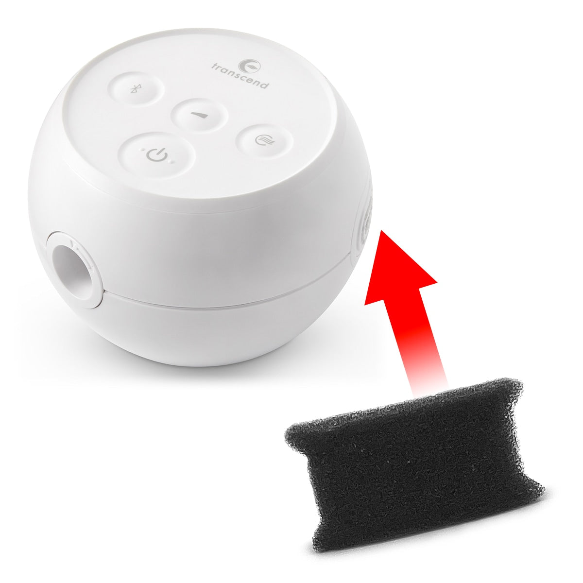 Replacement PureFresh Foam Filter for Transcend Micro Auto-CPAP Machines - 2 Pack