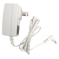 White power adapter with a cable on a white background