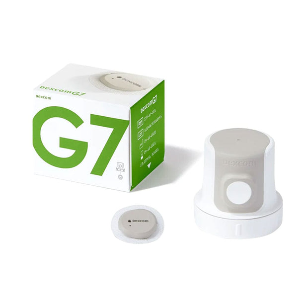 nexcom G7 device and packaging on a white background