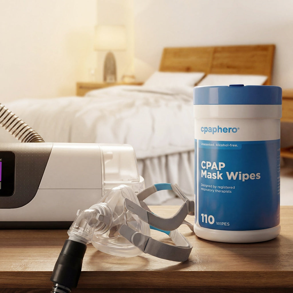 CPAPhero Unscented CPAP/BiPAP Mask & Tubing Cleaning Wipes