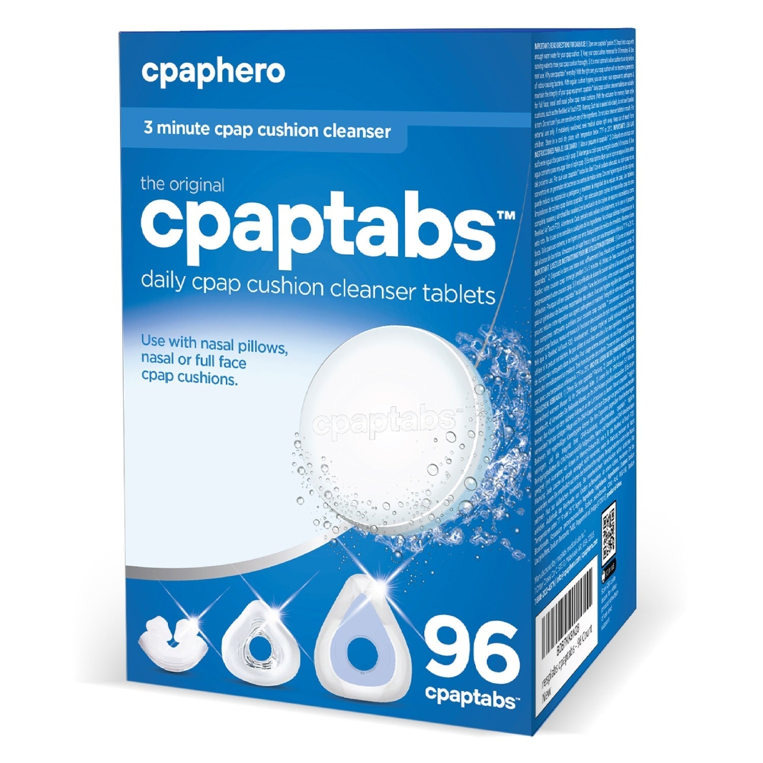CPAPtabs Daily CPAP Mask Cushion Cleanser Dissolvable Tablets