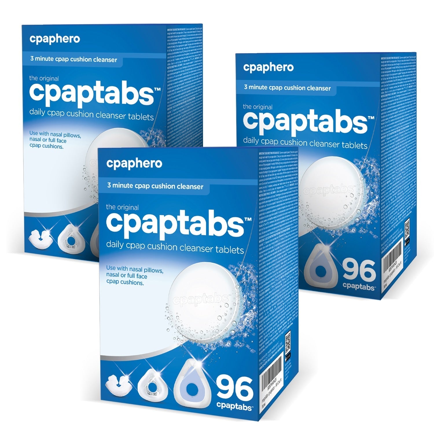 CPAPtabs Daily CPAP Mask Cushion Cleanser Dissolvable Tablets