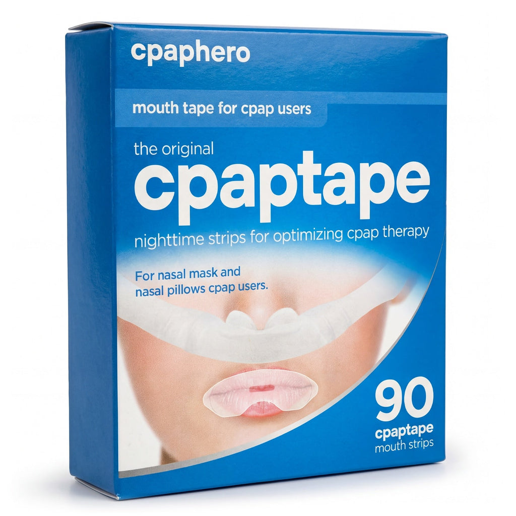 CPAP Tape Nighttime Mouth Strips for CPAP/BiPAP Therapy (90 Mouth Strips)