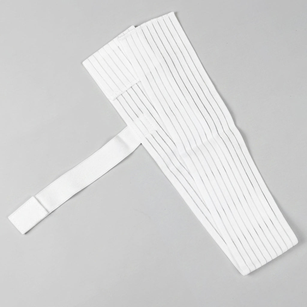 Deluxe chin strap on a gray background 