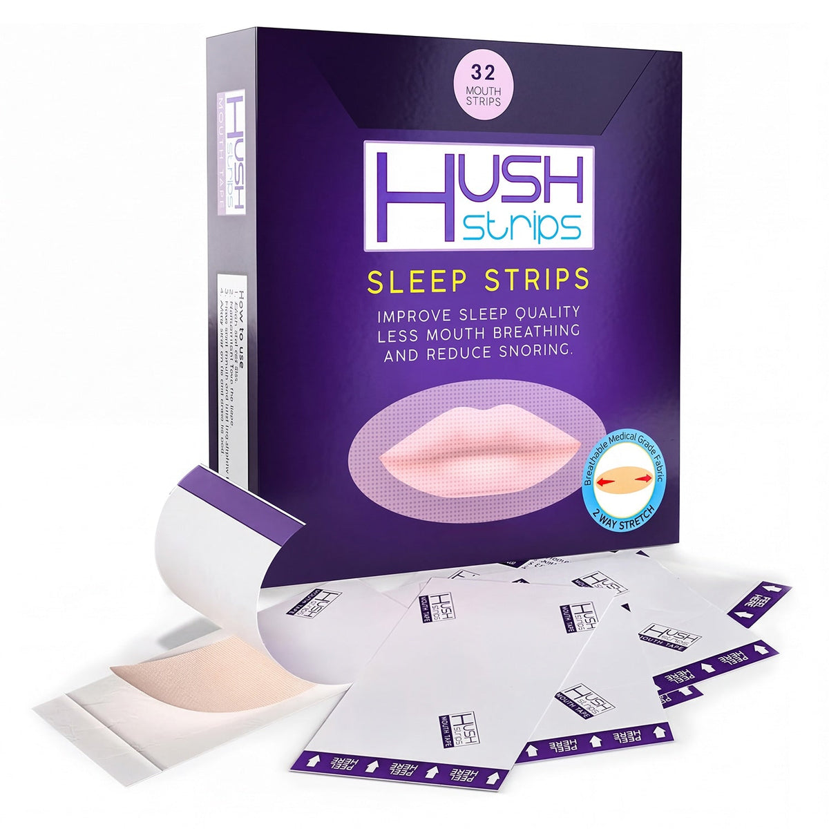 Hush Strips Mouth Tape for Sleep