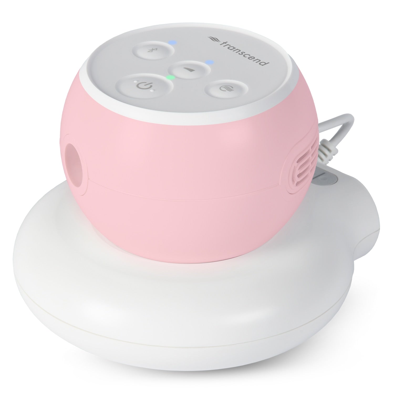 Pink Transcend CPAP on a poweraway battery