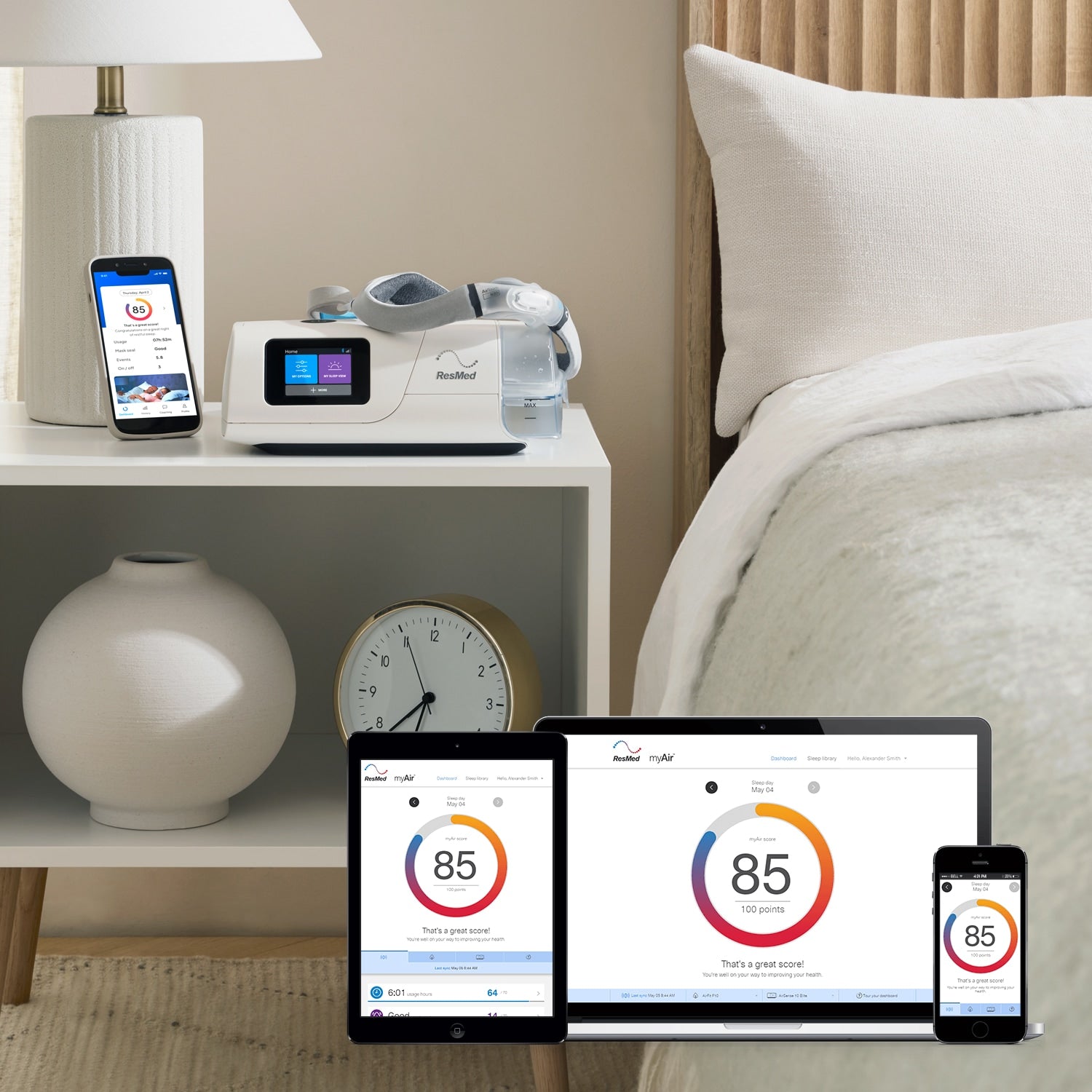 Discover ResMed myAir on all Your Devices