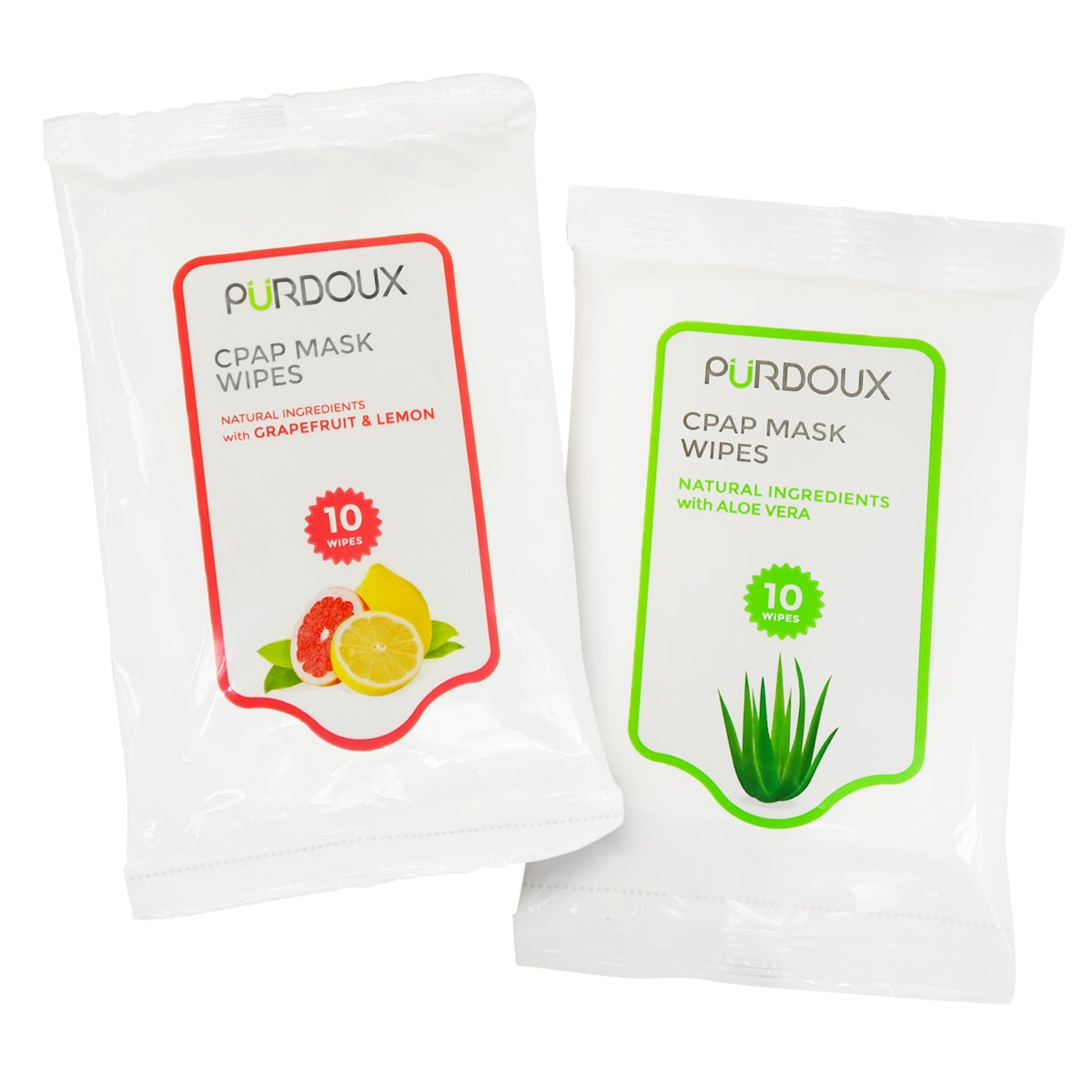 Purdoux CPAP Mask & Tubing Travel Wipes