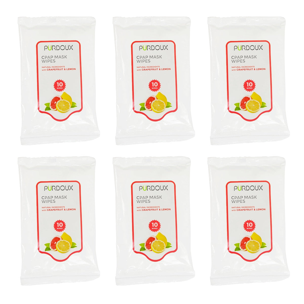 Purdoux CPAP Mask & Tubing Travel Wipes