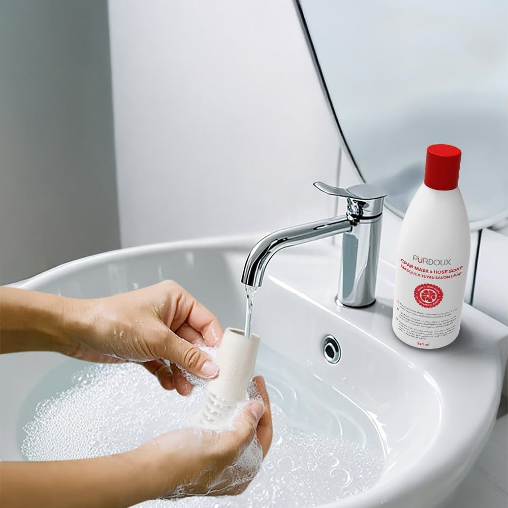 Purdoux CPAP Mask & Tube Cleansing Soap - 250 mL Bottle