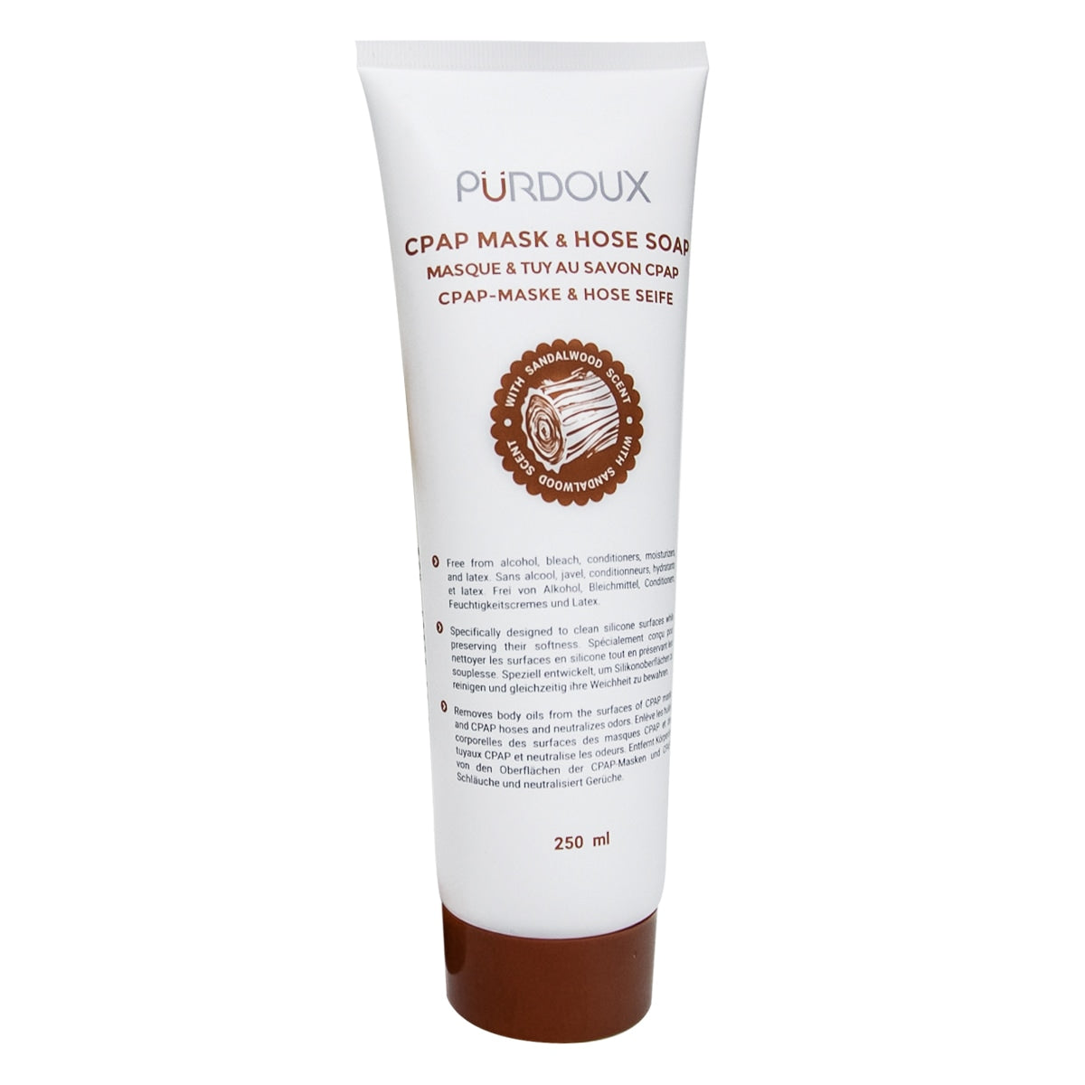 Purdoux CPAP Mask & Tube Cleansing Soap - 250 mL Bottle