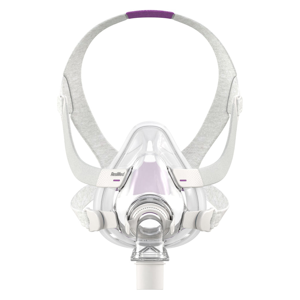ResMed full-face mask on a white background