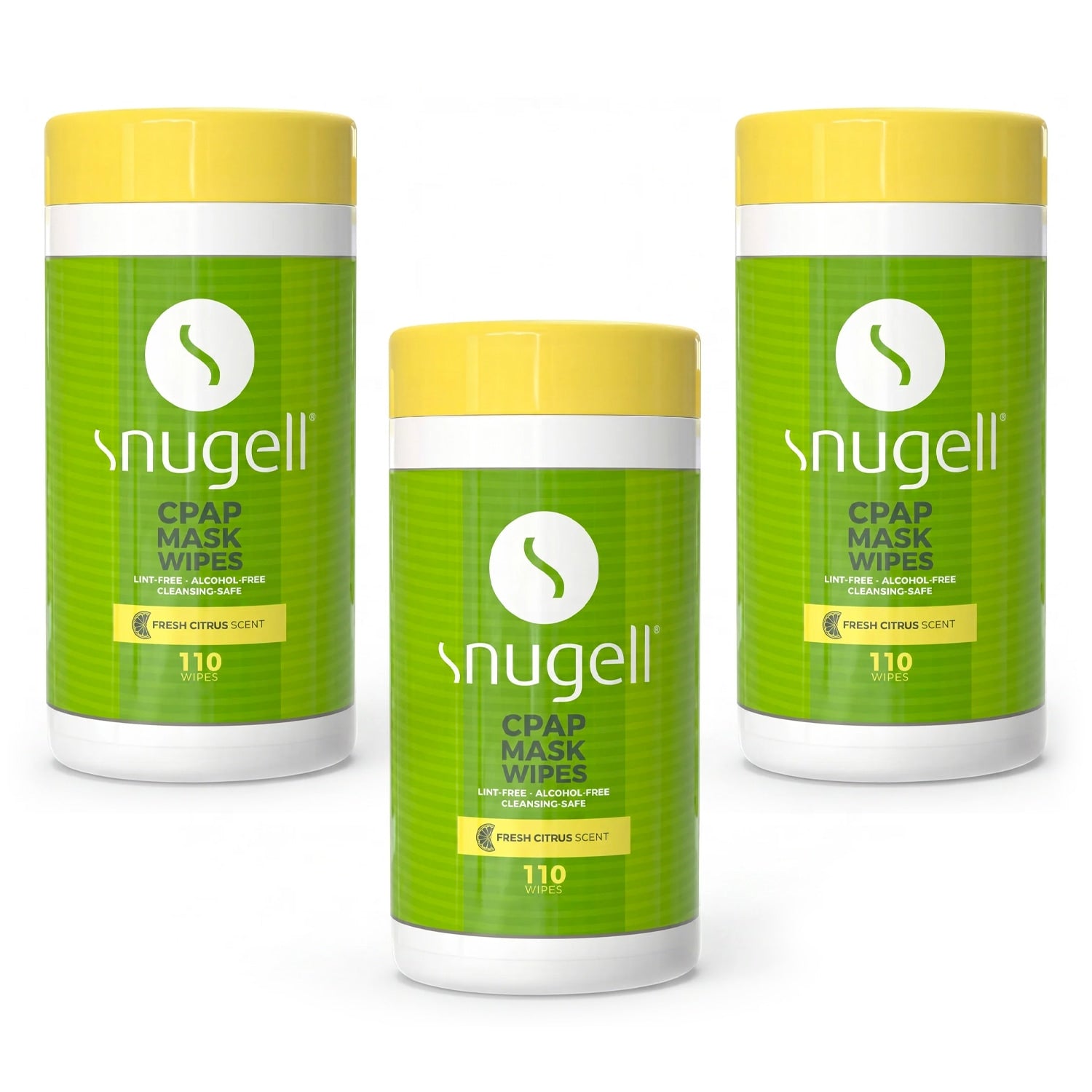 Snugell CPAP/BiPAP Mask & Tubing Cleaning Wipes