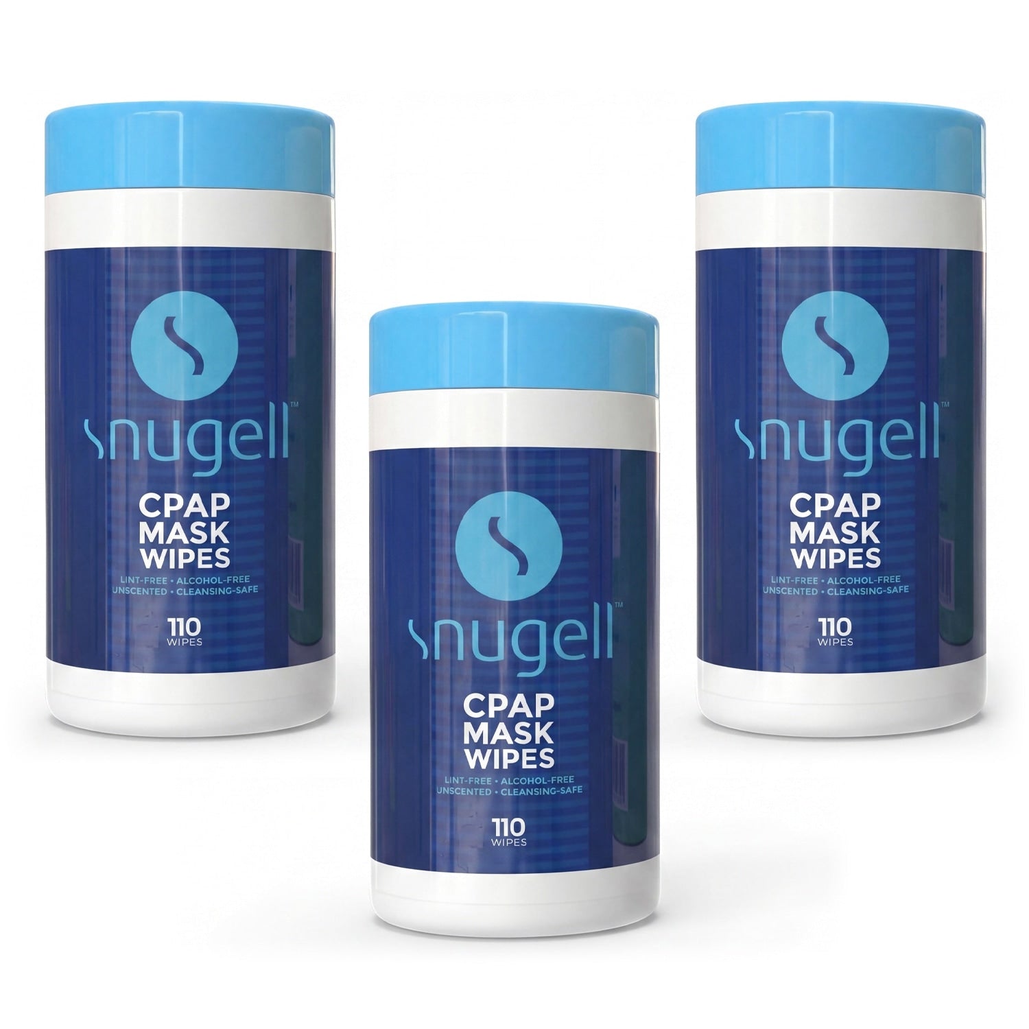 Snugell CPAP/BiPAP Mask & Tubing Cleaning Wipes