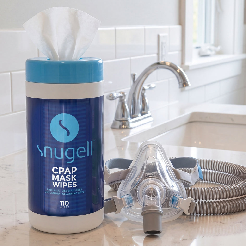 Snugell CPAP/BiPAP Mask & Tubing Cleaning Wipes