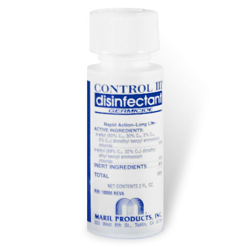 Control III CPAP Mask & Tubing Disinfectant Cleaner - 2oz Concentrate