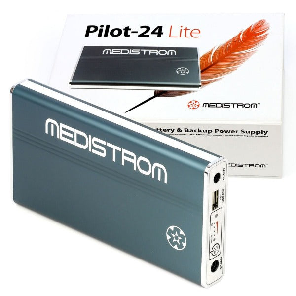 Medistrom Pilot-24 Lite Battery and Backup Power Supply for 24V PAP Devices.